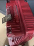 喜朗顿结婚行李箱女方新娘陪嫁箱婚礼酒红色拉杆箱嫁妆密码箱婚嫁皮箱子 酒红色-直角拉链款 24英寸 【需托运】 实拍图