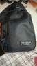 运动跑步包男休闲斜挎包手机包防泼水健身包女单肩包 黑色 实拍图