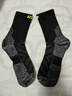 悠途（UTO）美利奴羊毛袜男女秋冬户外登山徒步运动袜保暖中筒袜子 男款经典黑 L 实拍图