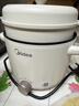 美的（Midea）电煮锅 泡面火锅宿舍小电锅 电蒸锅 多功能家用电热锅 2.6L蒸煮一体 小型2-3人用 配带蒸笼XZE2076 实拍图