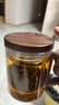 泥也茶杯玻璃泡绿茶杯茶水分离杯耐热加厚带过滤男士办公个人专用高端 实拍图