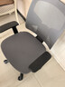 得力（deli）4900SP人体工学靠背电脑椅 舒适后仰办公椅 可升降舒棉坐垫 灰 实拍图