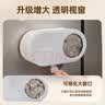 ecoco保鲜膜收纳盒抽取式一次性保鲜膜罩收纳盒免打孔收纳盒E24087灰 实拍图