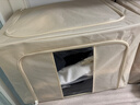 登比布艺收纳箱衣服棉被整理箱玩具衣物储物箱百纳箱 米色66L2只装 实拍图