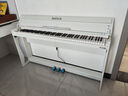 海蒂诗 电钢琴88键重锤电子钢琴儿童初学幼师专业成人家用数码立式钢琴 P-310木纹白-蓝牙-重力度-配琴凳 实拍图