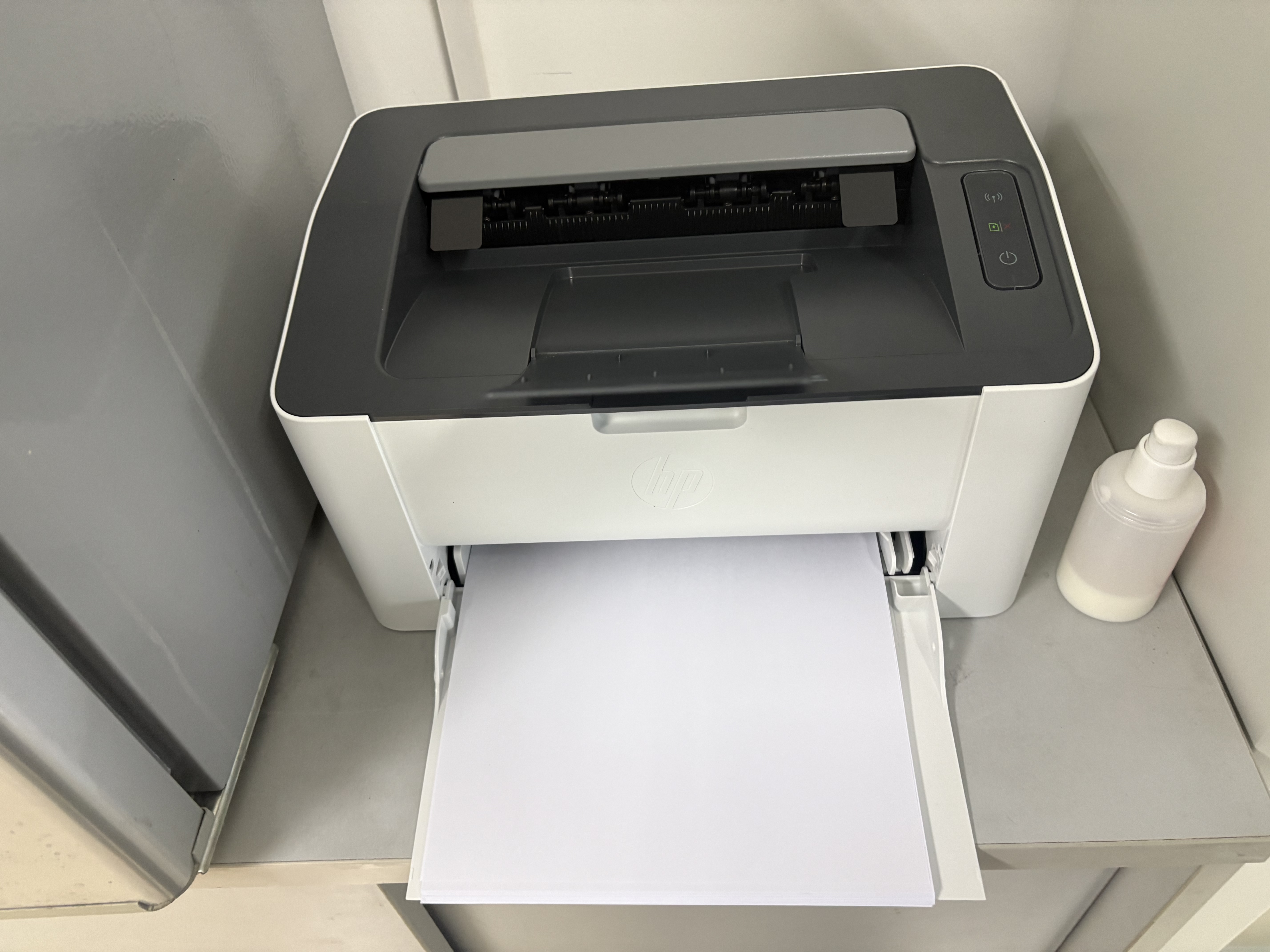 惠普（HP） 打印机108w/1008a/1008w黑白激光无线家用小型办公商用学生打印机 108w（只能打印+手机无线连接）家用小巧 实拍图