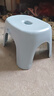 换鞋凳小凳子座椅小板凳可叠放加厚塑料凳高级感儿童学生寝室矮凳 樱花粉1个 实拍图