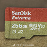 闪迪（SanDisk）256GB TF(MicroSD)内存卡 4K极速金卡A2 V30 U3行车记录仪 运动相机无人机 监控存储卡 读190MB/s 实拍图