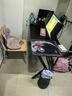 奥伦福特  电脑桌台式家用电竞游戏桌办公书桌简约书房写字桌子 碳纤维纹路单桌-120*60 升级款电竞桌 实拍图