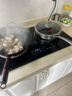 富得莱嵌入式电磁炉双灶电陶炉家用大功率3500w凹面双头电灶台套装 一电一陶/换装免改孔 实拍图