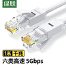 绿联 六类网线 千兆高速网络宽带线 CAT6类家用电脑笔记本路由器双接头线 八芯成品跳线灰白1米20174 实拍图