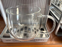 富光花茶杯 男女士茶水分离杯子 双层办公泡茶玻璃杯带把高硼硅水杯 实拍图