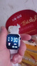 其他品牌高颜值LED手表时尚方形学生科技感超强夜光数字个性运动 白色 实拍图
