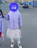 巴拉巴拉童装女童连衣裙网纱公主裙2026春新款拼接儿童裙子红色甜美 实拍图