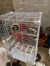 贝初众鸟笼鹦鹉专用鸟笼子大号生态别墅带洗澡站架鸟窝八哥虎皮鸟笼用品 珍珠白-新升级豪华套餐12件套 养鸟人的必备鸟笼 加高加密加固款 【大空间不拘束】 实拍图