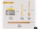 树可硅胶揉面垫食品级加厚大防滑家用烘焙和擀面杖厨房包饺子面食案板 【60*80】柴犬-7件套礼盒 实拍图
