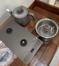 志高（CHIGO）纯钛烧水壶 全自动上水电热水壶 茶台一体机 高温消毒电茶炉 茶桌嵌入式泡茶专用电茶盘JBL-S9612 实拍图