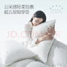 京东京造 缦云白金五星酒店枕95%白鹅绒枕A类抗菌防螨羽绒枕 一对 实拍图