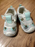 婧麒（JOYNCLEON）婴儿凉鞋宝宝学步鞋软底防滑网面单鞋透气男女宝网鞋婴儿机能鞋 兰月白 18 码(内长13cm脚长12.5cm) 实拍图