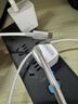 ANKER安克【1件包邮，苹果17/iPhone16】100W闪充双向Type-C数据线充电宝充电器快充编织线适华为笔记本 白色 1.8米 实拍图