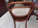北欧实木餐椅椅子靠背椅整装藤编家用商用爱心椅民宿咖啡店椅子 胡桃色【木座板】整装发货 标价为一把价格【两把起拍】 晒单实拍图