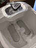 飞利浦（PHILIPS）泡脚桶躺泡免洗电动按摩足浴盆UV杀菌小白桶智能恒温加热软胶泡脚盆3222F 节日生日实用礼物 实拍图