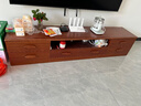 南宜（Nanyi） 电视柜金丝胡桃木实木电视柜茶几组合现代中式大小户型客厅家具 六抽电视柜+茶几 胡桃木 实拍图