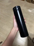 304不锈钢智能温显保温杯500ml测温小容量便携带显示茶水分离水杯 可替换电池显示【黑色】 实拍图