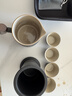 京东京造  旅行茶具 便携旅行茶具茶杯户外茶具整套黑陶舟山 一壶四杯 实拍图