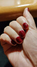 Miss Candy健康指甲油快干持久可撕拉免烤显白红色甲油 阑珊/半透樱桃NA010 实拍图