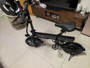 凤凰（Phoenix）电动自行车折叠电动车锂电池小型代驾车男女式成人电助力车 R8L黑/非折叠/36V内置电池 10AH电动续航30km 实拍图