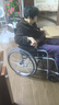鱼跃 (yuwell)手动轮椅车H062折叠老人轻便免充气铝合金旅行手推代步 实拍图