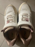 鸿星尔克（ERKE）童鞋男女童密网跑鞋新品大小童运动鞋【鸣鸥】微晶白/桦木色37 实拍图