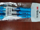 晨光（M&G）文具GP1008按动中性笔学生0.5签字笔商务子弹头水笔医生处方笔办公用品蓝色3支/盒 实拍图