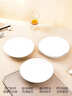 斯凯绨（Sky Top）陶瓷盘子骨瓷深菜盘家用乔迁餐具纯白8英寸饭盘4件套装 实拍图