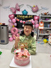 多美忆生日场景布置女孩生日气球儿童道具氛围装饰快乐桌飘装扮粉色套餐 实拍图