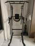 羽豪 单杠家用引体向上器卧推多功能室内成人运动健身器材综合训练器 旗舰款/双杠/靠背/肘垫+牵引带 实拍图