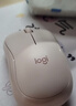 罗技（Logitech）M196 无线蓝牙鼠标 办公鼠标 笔记本商务办公家用 小巧便携 对称手型 玫瑰粉 实拍图
