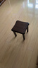 家逸实木小凳子沙发凳几凳客厅换鞋凳简约小板凳办公室脚踏凳 实拍图