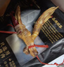 昱品源 鸭脚包安徽特产宣城水阳三宝新货鸭心鸭肠鸭掌腌鸭爪腊鸭翅腊味 生鸭脚包10只（需烹饪食用） 实拍图