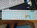 狼蛛（AULA）F2088Air无线机械键盘 蓝牙有线三模连接可插拔全键无冲电竞游戏办公笔记本电脑通用 白色青轴 实拍图