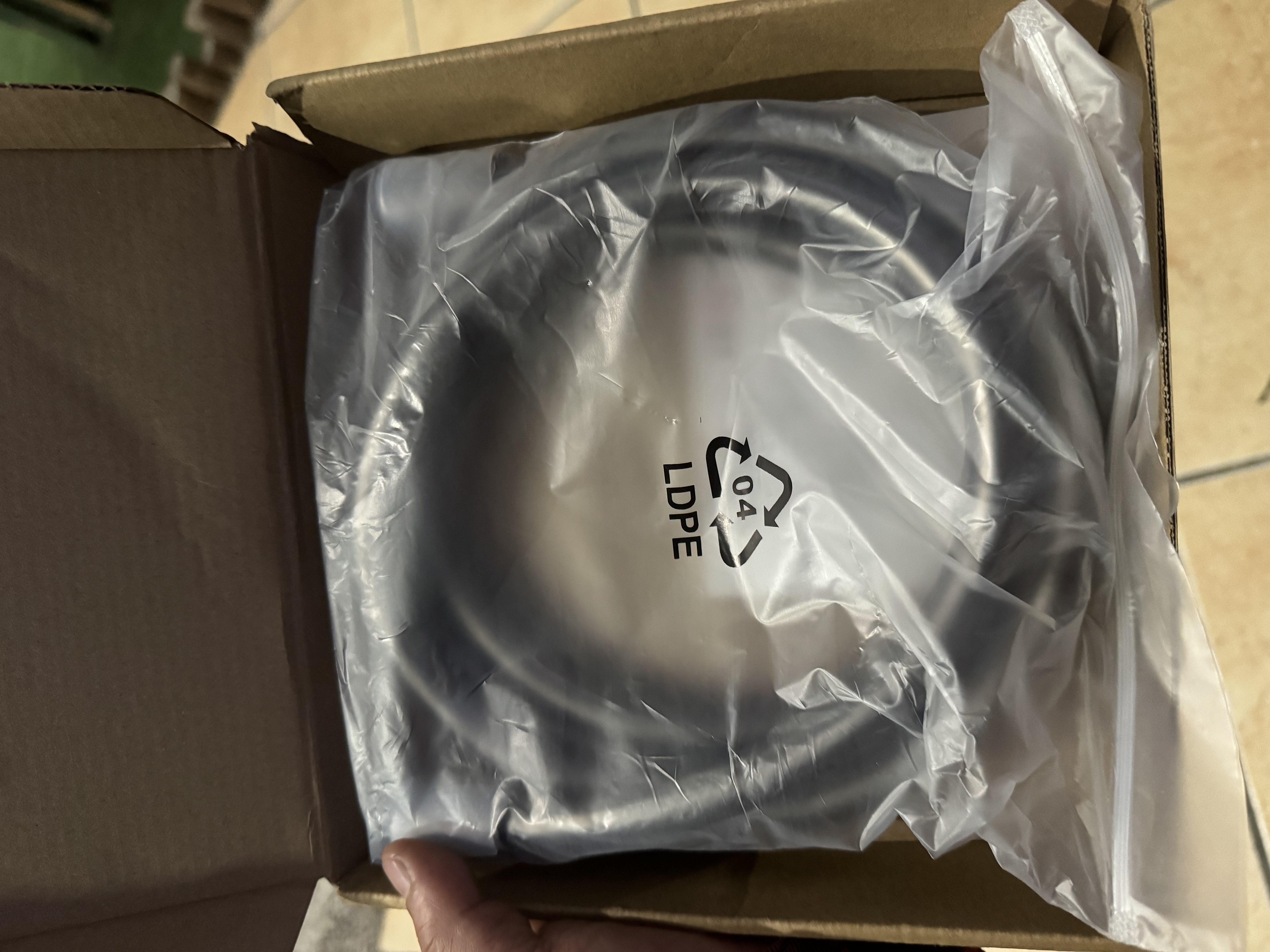 东鹏（DONGPENG）花洒软管PVC防缠绕双头万向加厚淋浴软管枪灰2米免费上门退换 实拍图