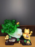 聚善缘招财进宝白菜招财摆件招财猫自动招手玄关前台装饰品店铺开业礼物 招财猫自动招手礼盒装36*14*29cm 实拍图