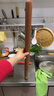 双枪（Suncha）红檀木擀面杖家用实木杆面棒擀面棍饺子皮神器（L60*φ3.6cm） 实拍图