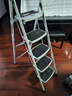 奥鹏梯子家用折叠五步梯室内登高楼梯单侧人字梯扶梯爬梯工程梯 实拍图