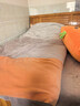 京东京造【TOP1】牛奶绒四件套 A类220g秋冬加厚高克重法兰绒保暖双人床单被套 1.8米床 暮霞 实拍图