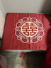 缘辉床头柜盖布结婚高档防尘巾喜庆红色桌垫婚房装饰拉花布置婚礼用品 实拍图
