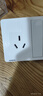 西门子（SIEMENS）插座面板 16A三孔带开关面板 空调适用 致典雅白5UB14533NC01 实拍图