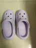 朴西奶酪踩屎感洞洞鞋女厚底凉鞋沙滩包头拖鞋外穿情侣 香芋紫 35-36 实拍图