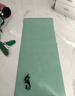 京东京造 TPE加厚加宽瑜伽垫 运动健身跳操防滑地垫183*66cm抹茶绿 实拍图